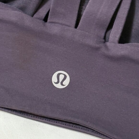 Lululemon Pushing Limits Sports Bra Cyber Luxtreme C/D Cup Yoga Activewear 4 - Picture 5 of 8